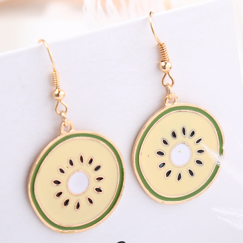 Alloy Creative Fruit Earrings MIC-LvG002