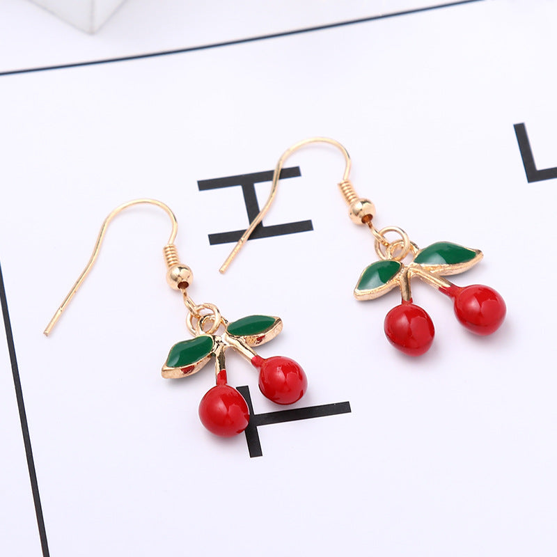 Alloy Creative Fruit Earrings MIC-LvG002