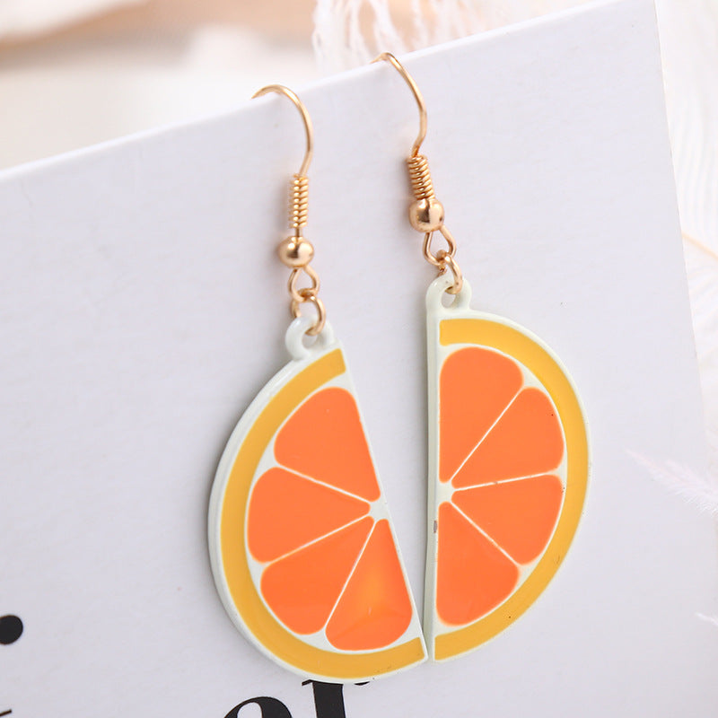 Alloy Creative Fruit Earrings MIC-LvG002