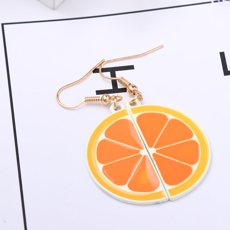 Alloy Creative Fruit Earrings MIC-LvG002