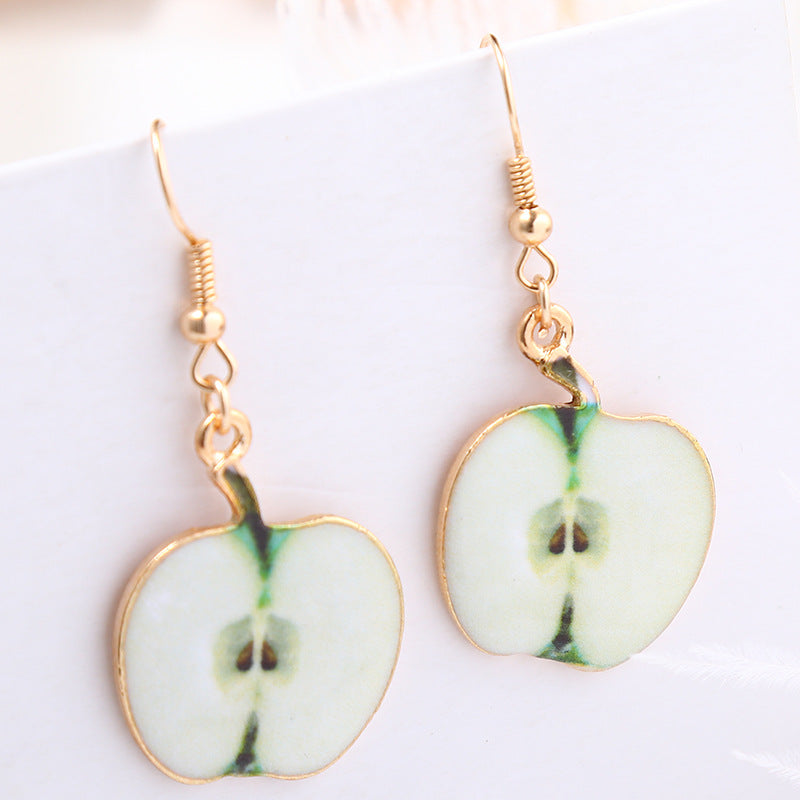 Alloy Creative Fruit Earrings MIC-LvG002