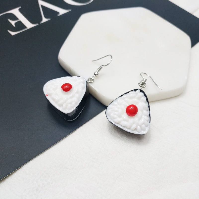 Alloy cartoon Braised pork belly earrings MIC-JiX034