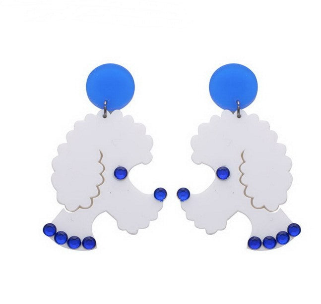 Acrylic VIP dog earrings MYA-XueP053