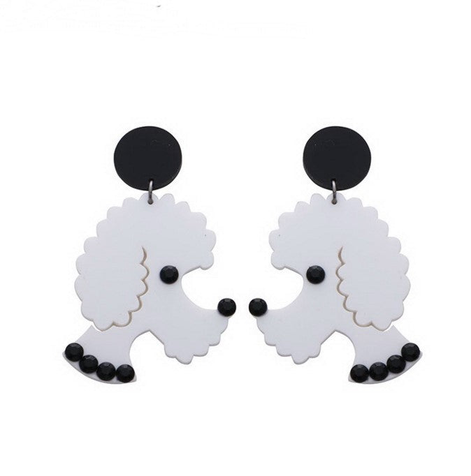 Acrylic VIP dog earrings MYA-XueP053