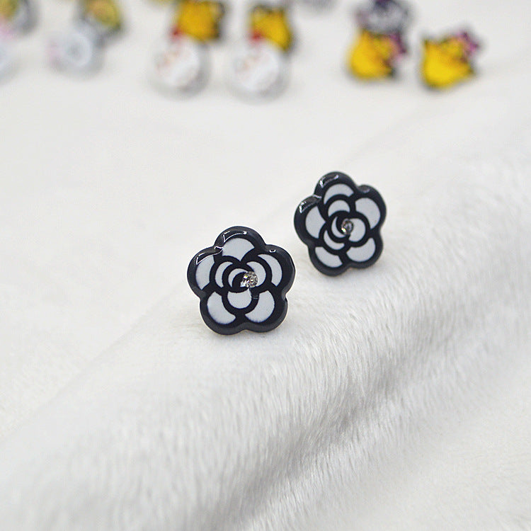 Acrylic sells cute rabbit earrings MYA-XieN030