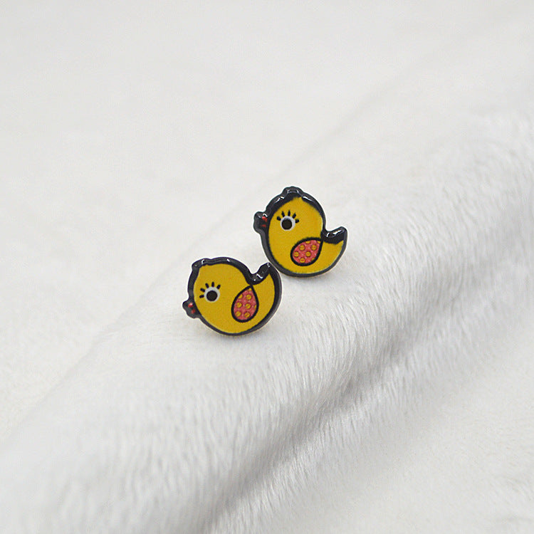 Acrylic sells cute rabbit earrings MYA-XieN030