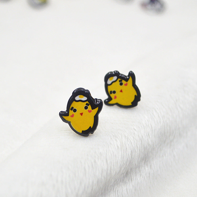 Acrylic sells cute rabbit earrings MYA-XieN030