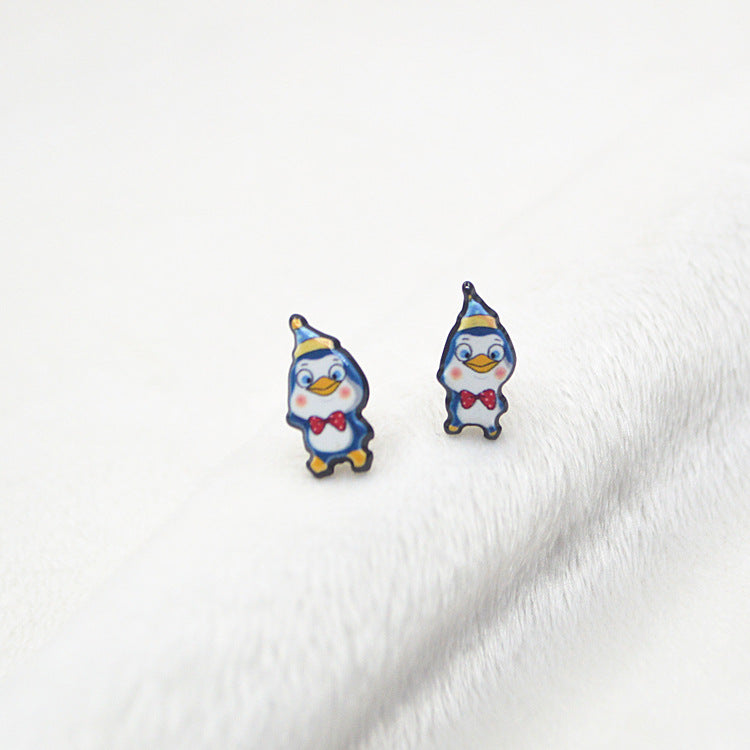 Acrylic sells cute rabbit earrings MYA-XieN030