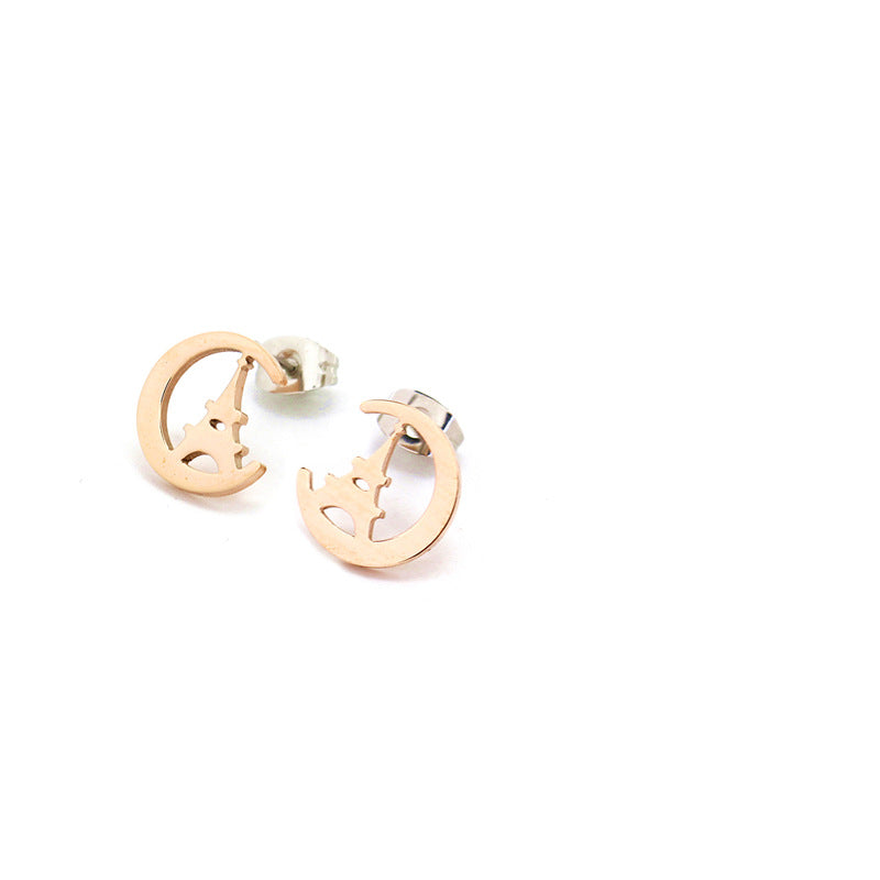 Alloy Love Paris Tower Earrings MIC-YouMeng001