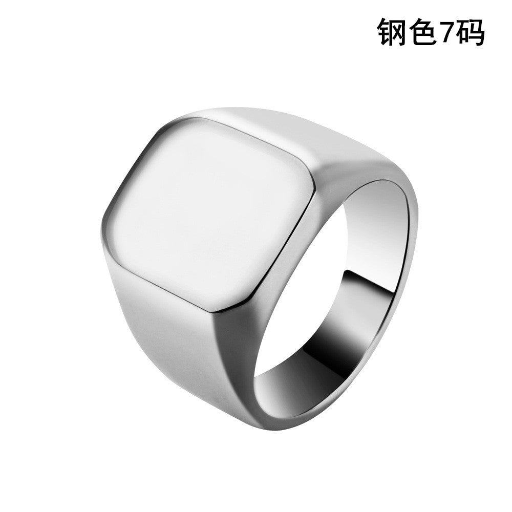 Titanium steel versatile stainless steel bracelet ring XuanL004