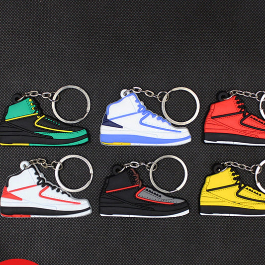 Keychain PVC Simulation Basketball Shoes (F) MIC-JiaYi002