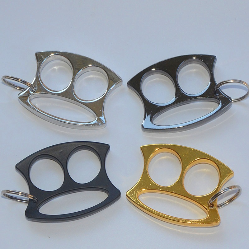 alloy big mouth two finger chain key chain KaB014