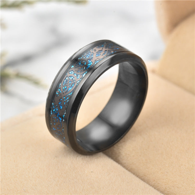 Stainless Steel Dragon Ring MIC-TS022