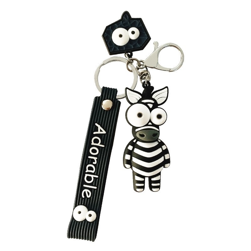 silicone cartoon doll keychain Yid007