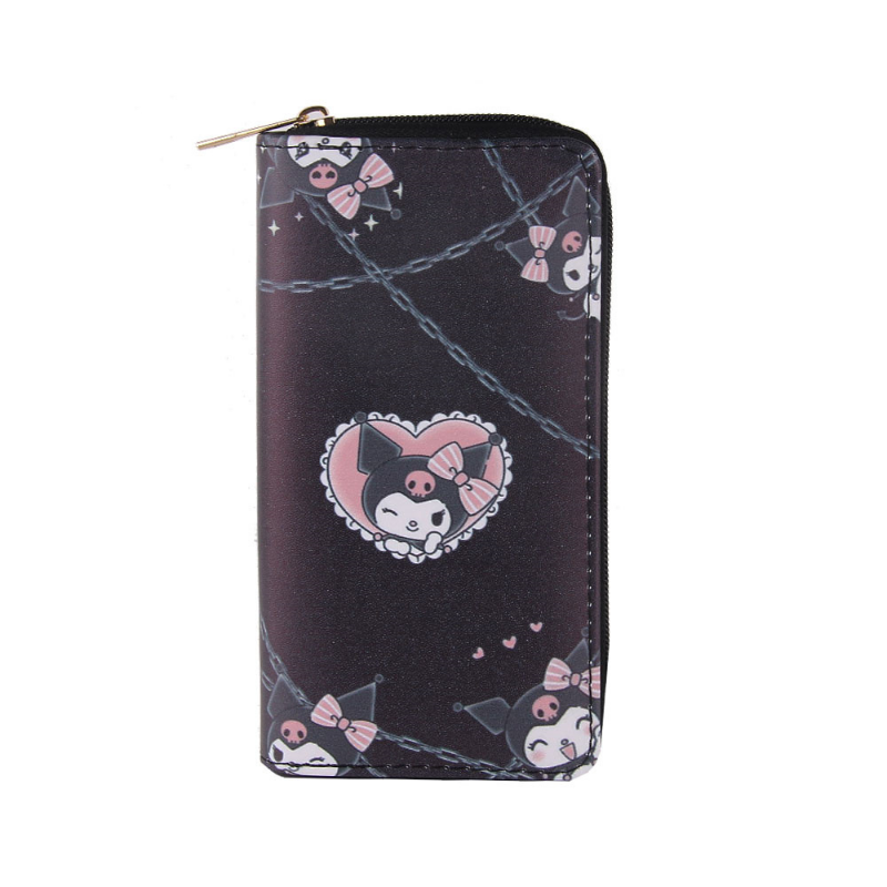 PU cartoon long zipper wallet (S) DengX027