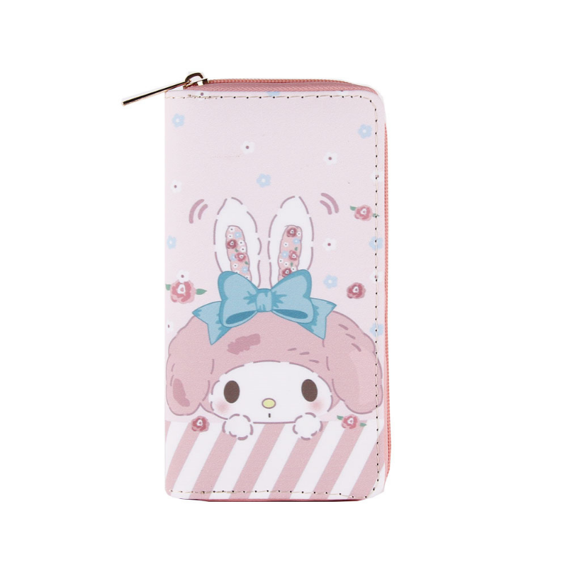 PU cartoon long zipper wallet (S) DengX027