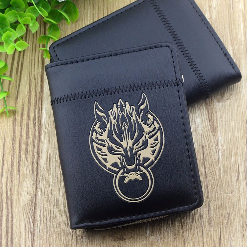 Cartoon Black Zip Around Wallet  (Minimo de compra 2）MIC-CSP004