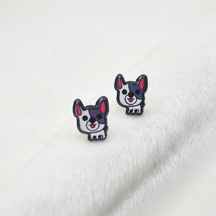 Acrylic sells cute rabbit earrings MYA-XieN030