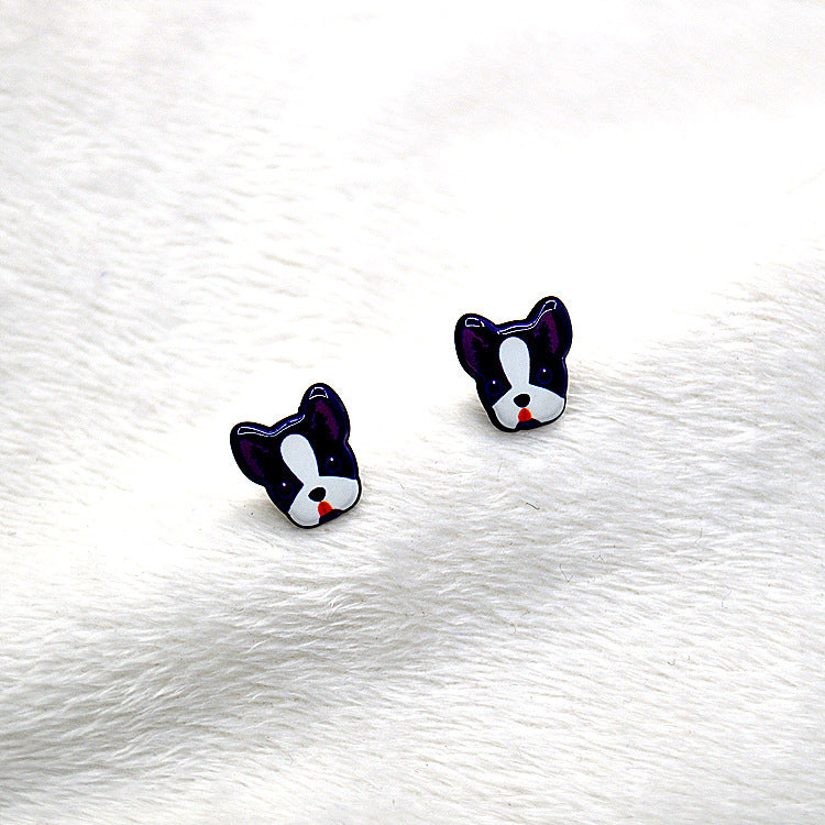 Acrylic sells cute rabbit earrings MYA-XieN030