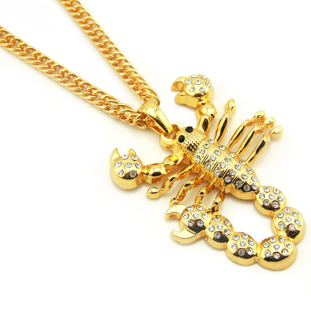 Alloy Diamond Scorpion Animal Necklace MYA-ShangH003