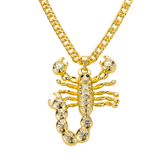 Alloy Diamond Scorpion Animal Necklace MYA-ShangH003