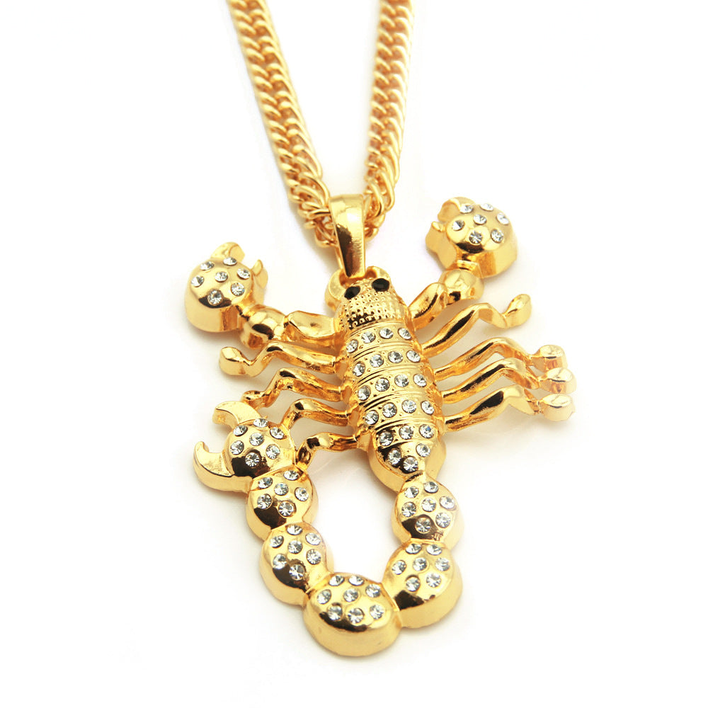 Alloy Diamond Scorpion Animal Necklace MYA-ShangH003