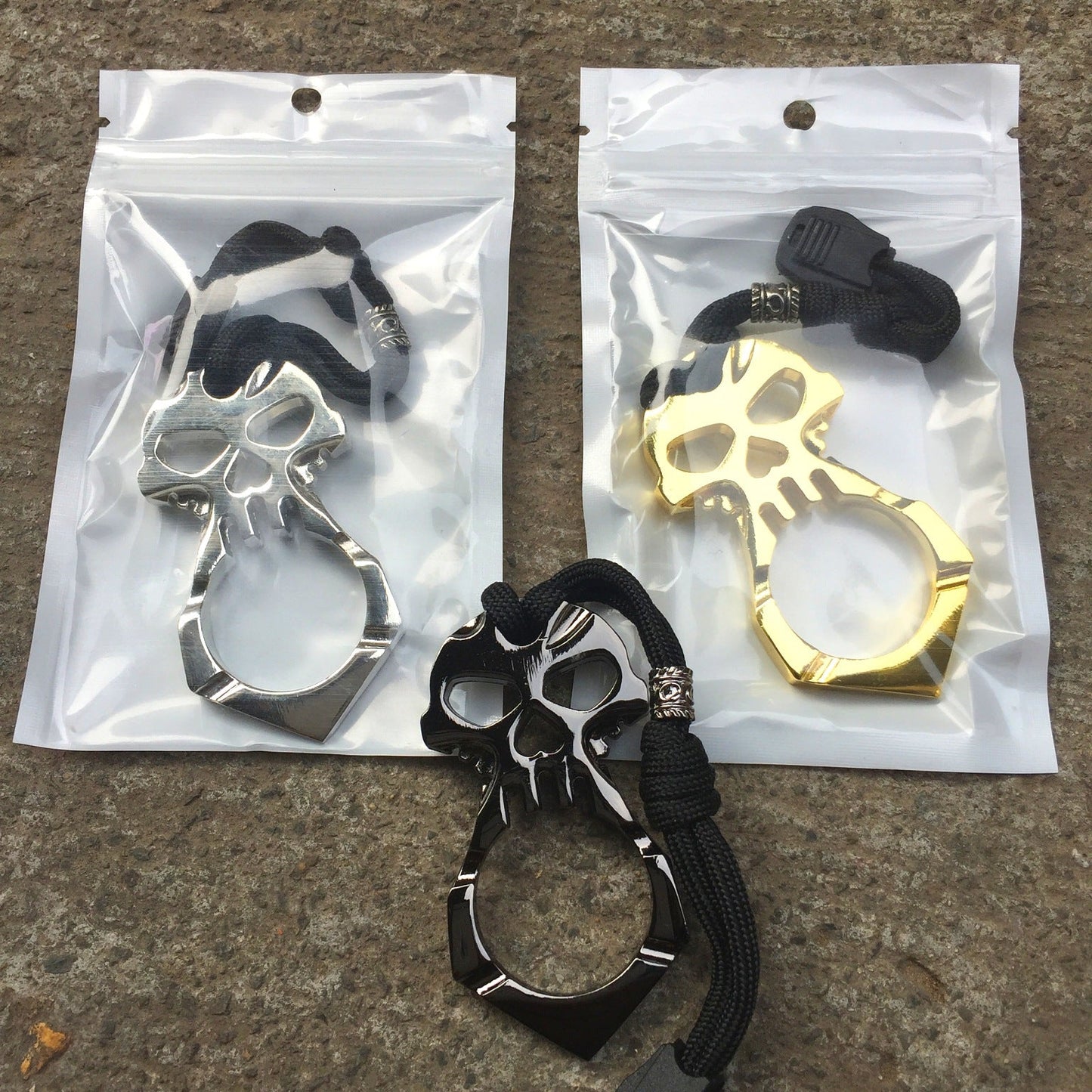 Alloy Skull Keychain KaBiao003