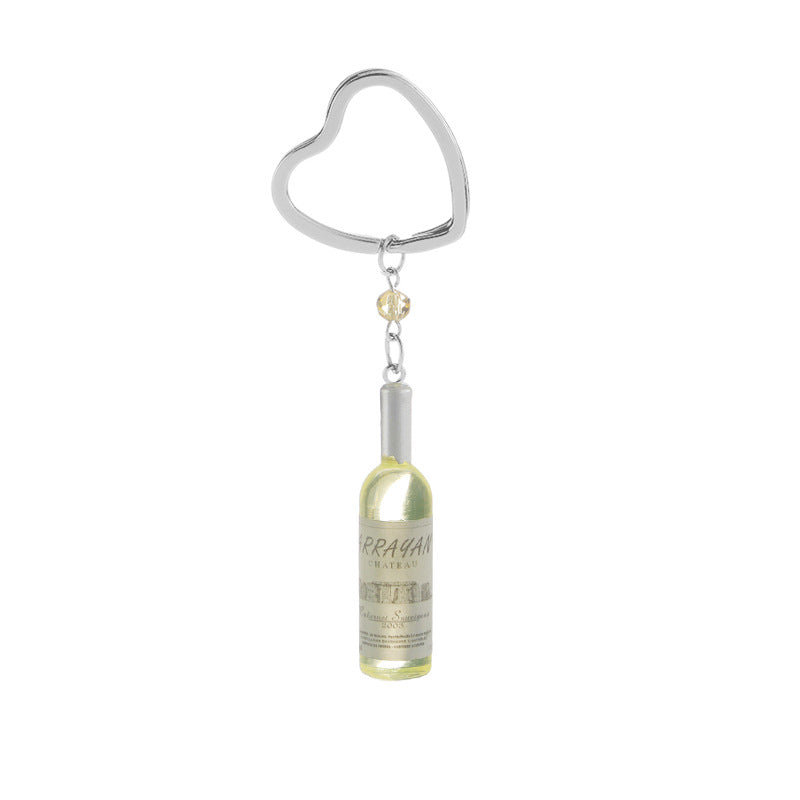 wine bottle keychain pendant  Minimo de compra 2 MIC-ZJ010