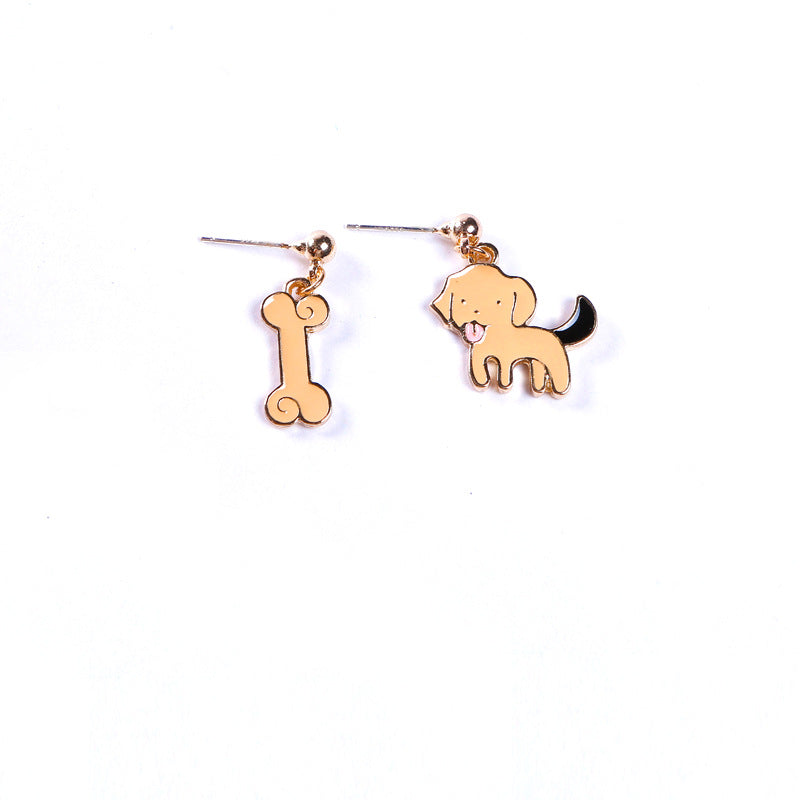 Alloy Dog Bone Earrings (Minimo de Compra 2) MIC-QiR032