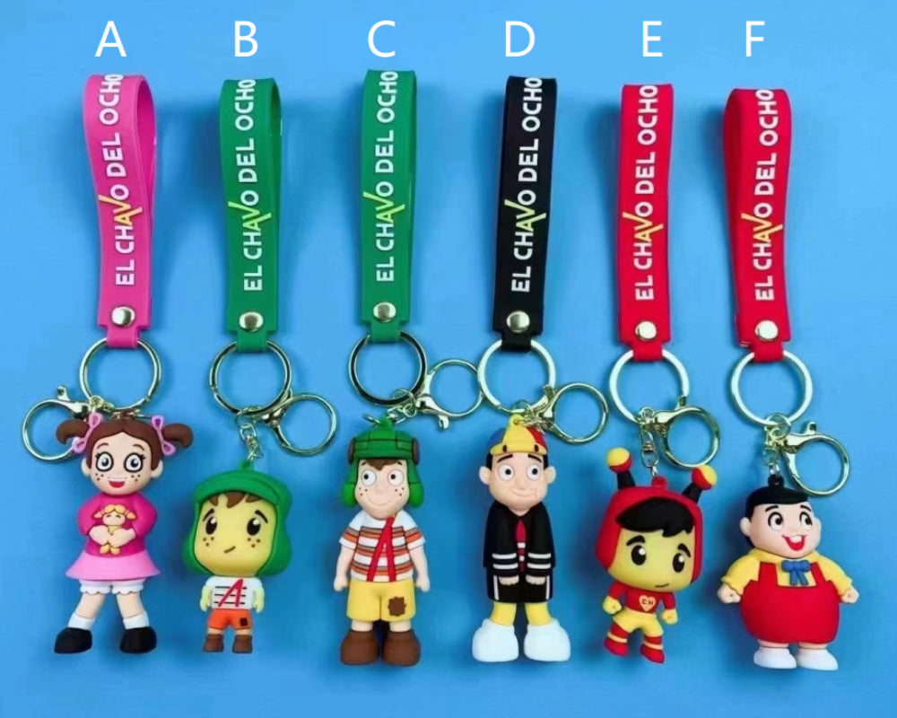 PVC cartoon character keychain MIC-MiaoY035