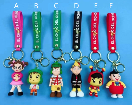 PVC cartoon character keychain MIC-MiaoY035