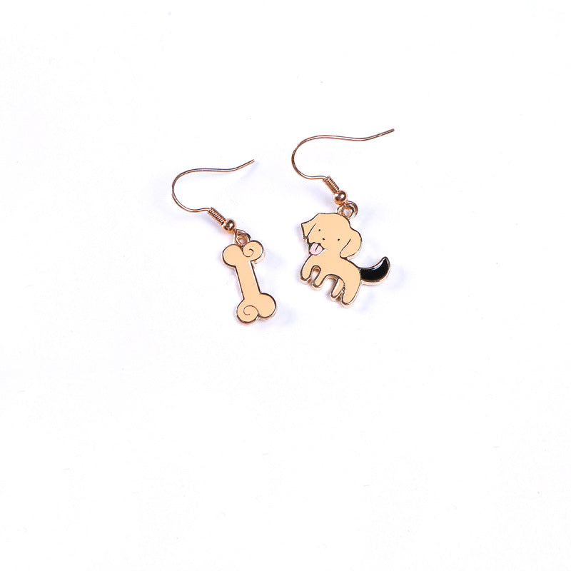 Alloy Dog Bone Earrings (Minimo de Compra 2) MIC-QiR032