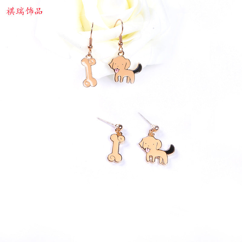 Alloy Dog Bone Earrings (Minimo de Compra 2) MIC-QiR032