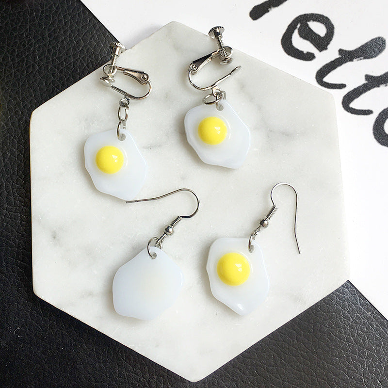 Resin Cute Egg Ear Clip (Minimo de Compra 2) MYA-ChouT014