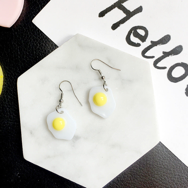 Resin Cute Egg Ear Clip (Minimo de Compra 2) MYA-ChouT014