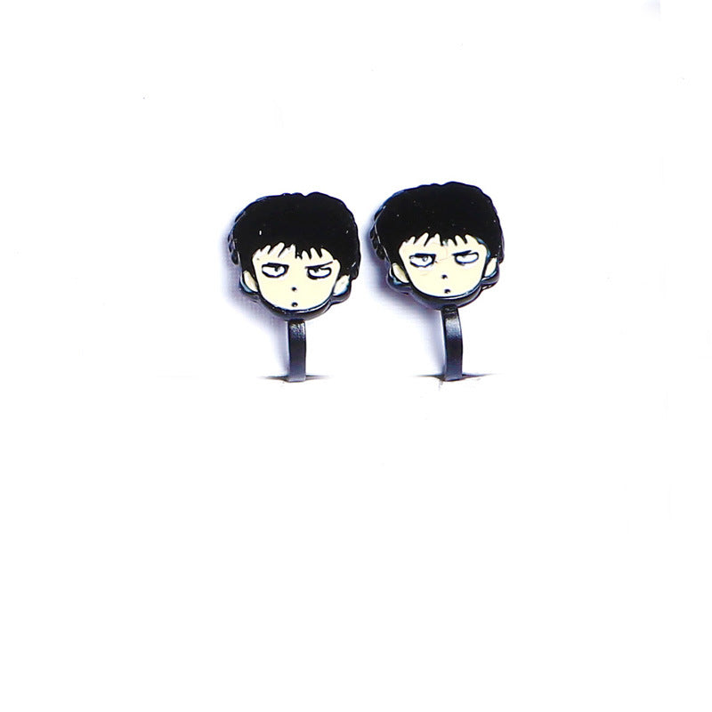 Alloy Dragon Cat Crayon Small New Earrings (Minimo de Compra 10) MIC-QiR047