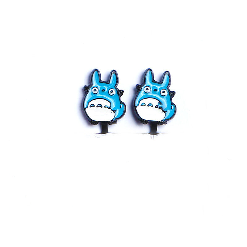 Alloy Dragon Cat Crayon Small New Earrings (Minimo de Compra 10) MIC-QiR047