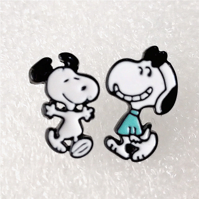 Earrings Alloy Cartoon Peanuts Minimo de compra 2 SYM004