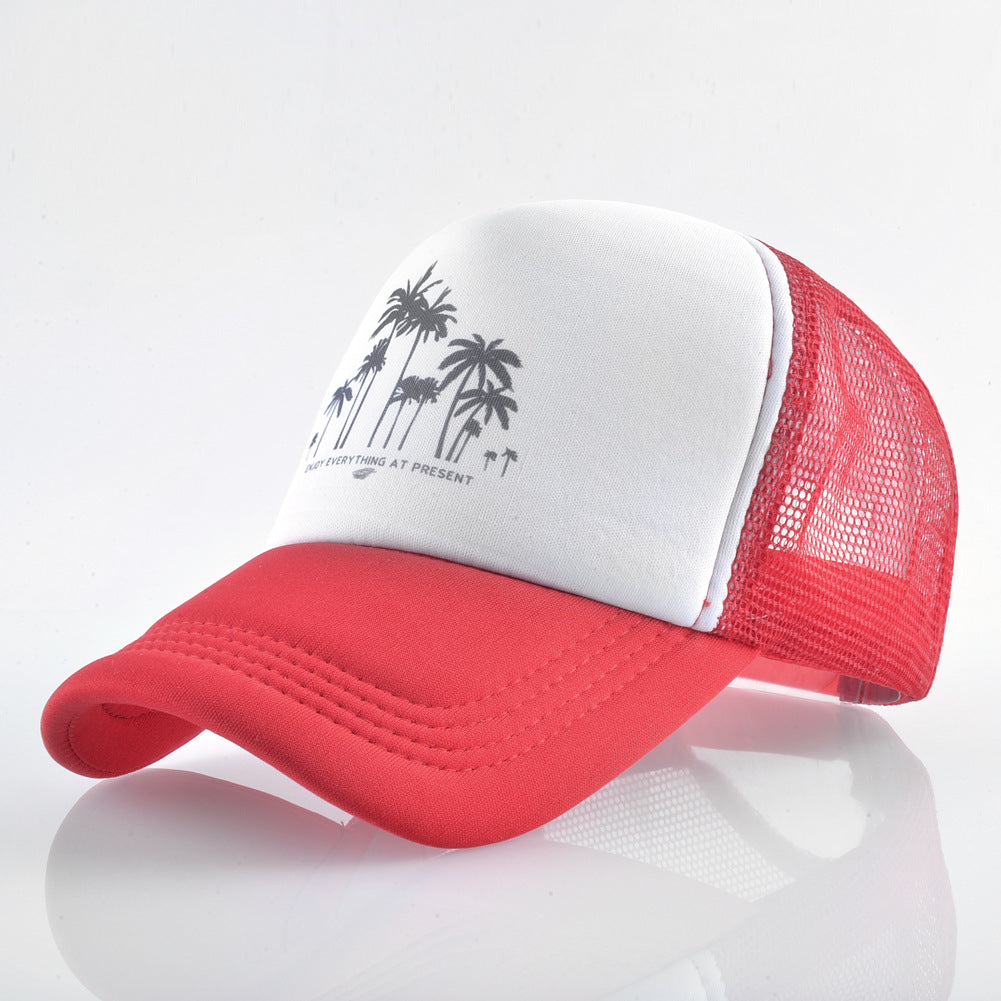 Nylon coconut tree Baseball cap MYA-DSM021