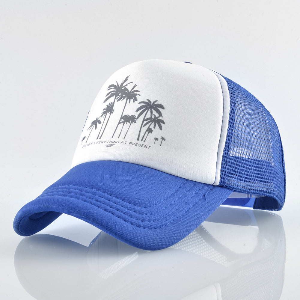 Nylon coconut tree Baseball cap MYA-DSM021