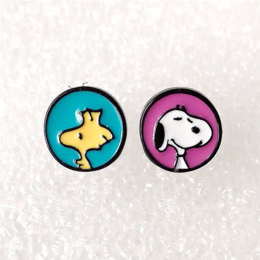 Earrings Alloy Cartoon Peanuts Minimo de compra 2 SYM004