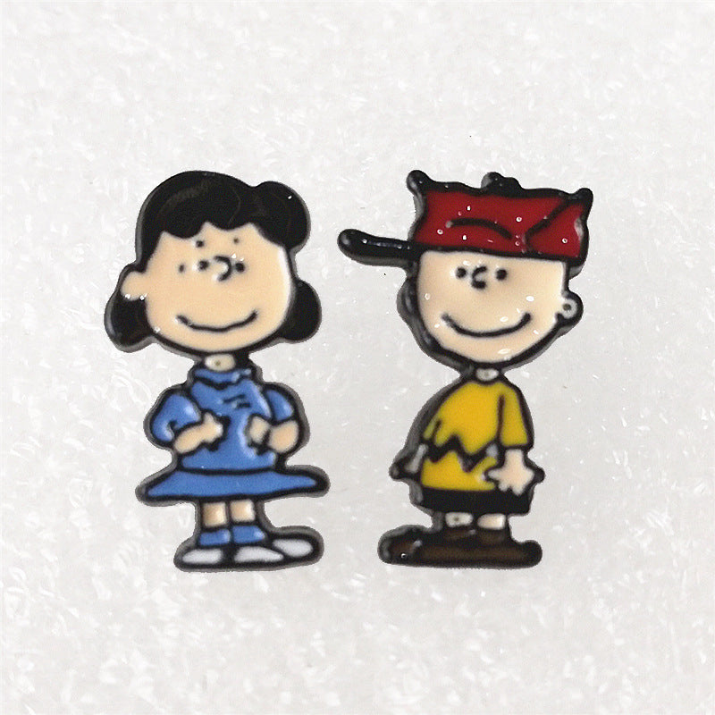 Earrings Alloy Cartoon Peanuts Minimo de compra 2 SYM004