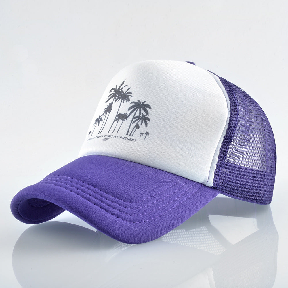 Nylon coconut tree Baseball cap MYA-DSM021