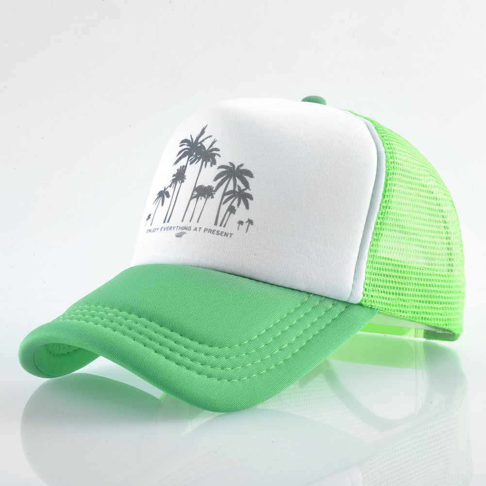 Nylon coconut tree Baseball cap MYA-DSM021