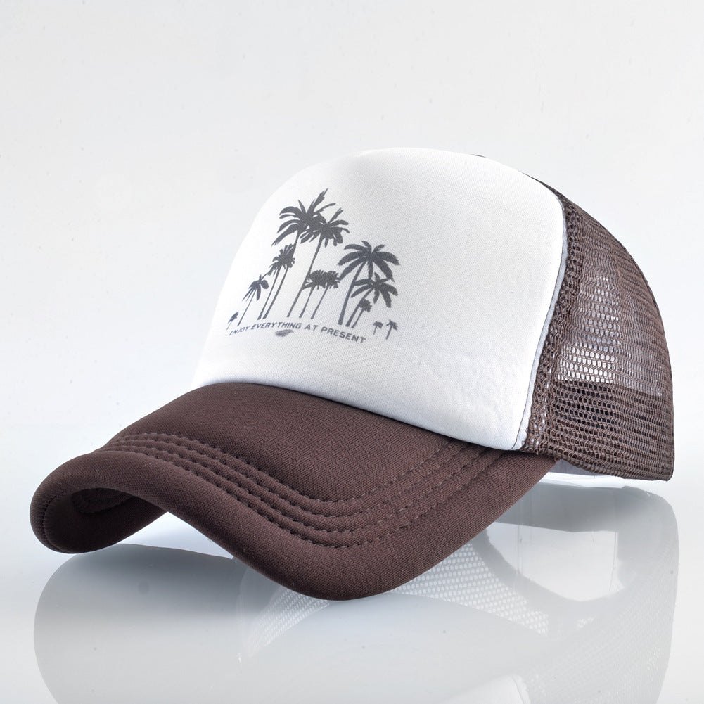 Nylon coconut tree Baseball cap MYA-DSM021