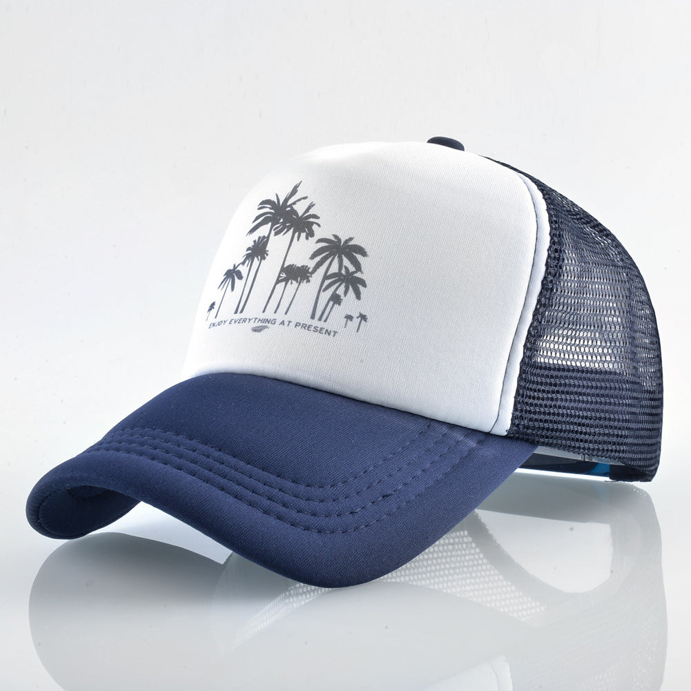 Nylon coconut tree Baseball cap MYA-DSM021