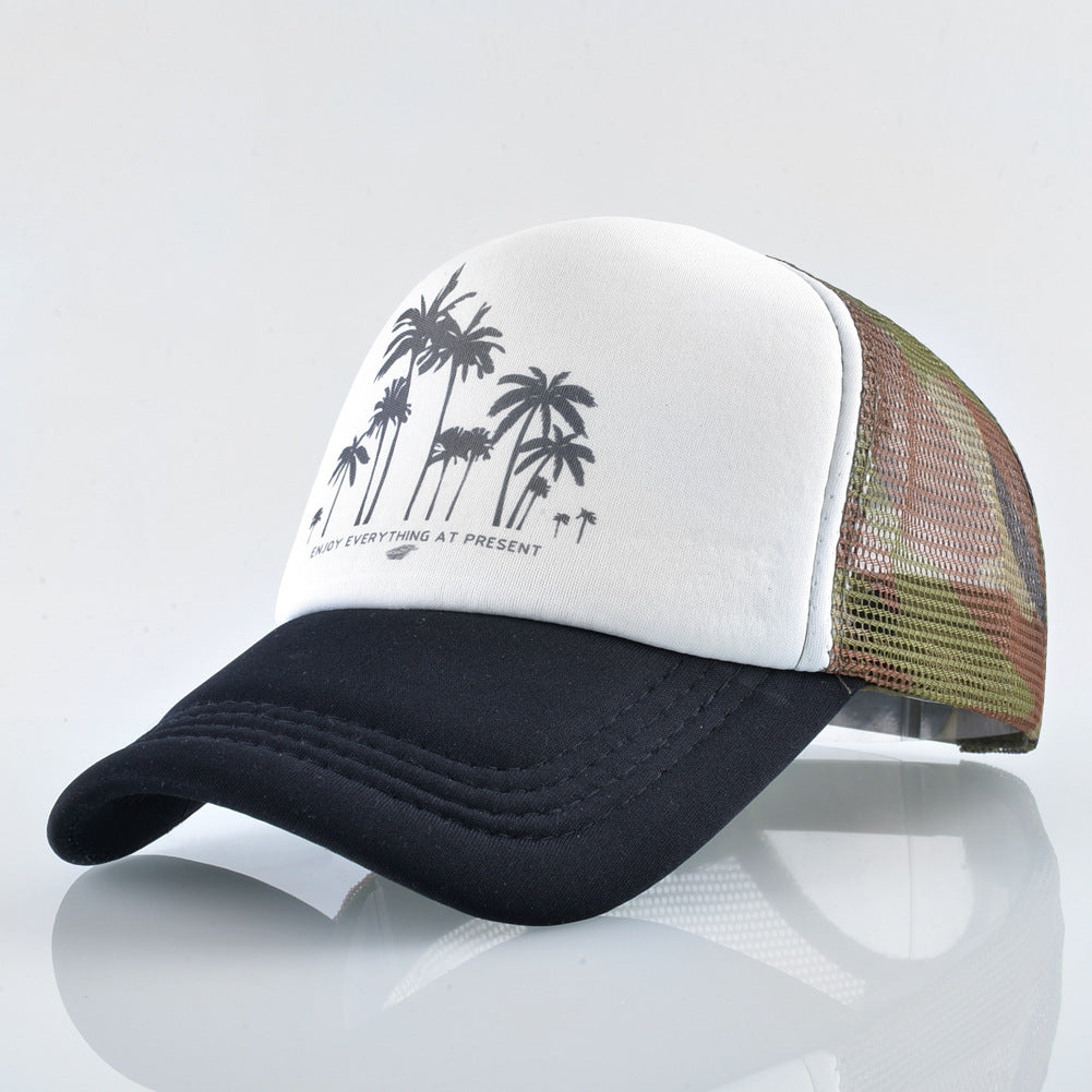 Nylon coconut tree Baseball cap MYA-DSM021