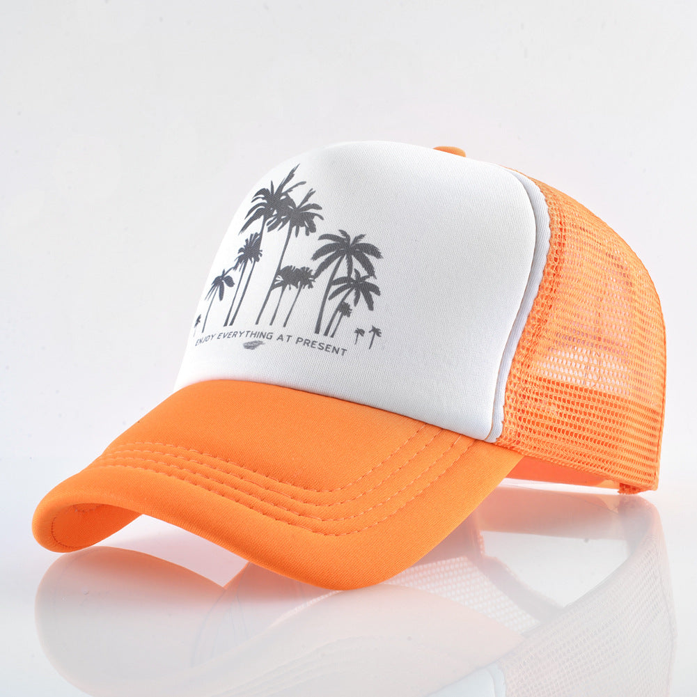 Nylon coconut tree Baseball cap MYA-DSM021