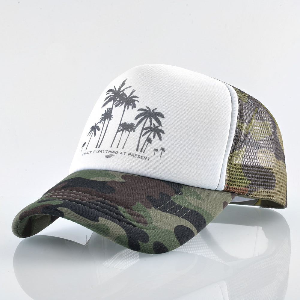 Nylon coconut tree Baseball cap MYA-DSM021