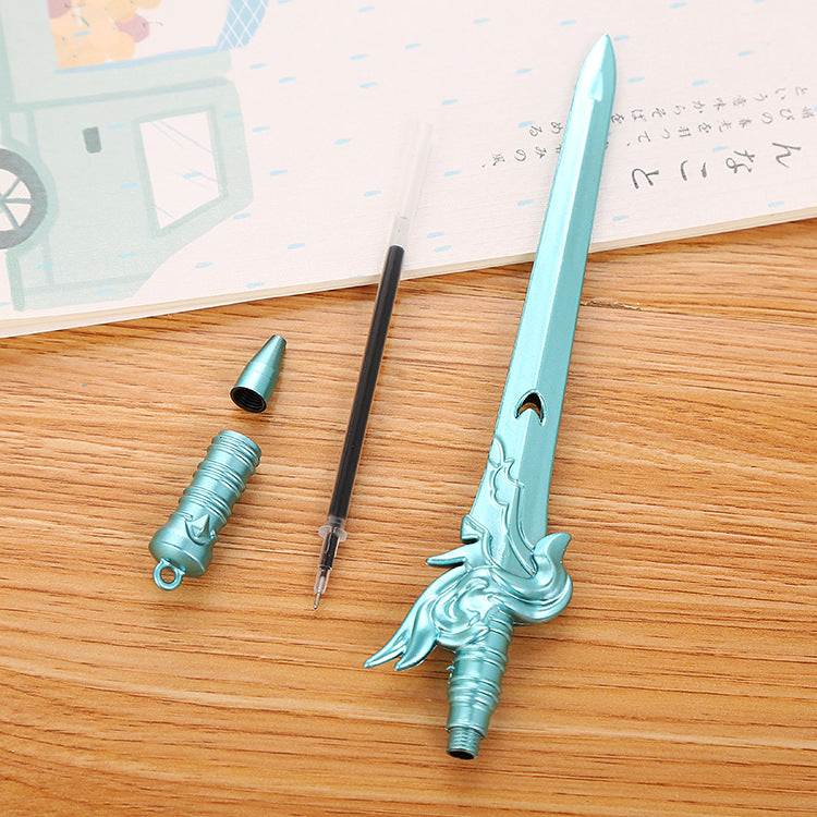 Ballpoint Pen Plastic Creative Sword Gel Pen Liuj033